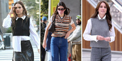 از کندال جنر تا کیت میدلتون؛ ستاره‌ها عاشق وست‌های بافت شده‌اند! - چی بپوشم