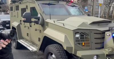 ببینید | کاروان حامل مادورو و همسرش در حال خروج از دادگاه منهتن