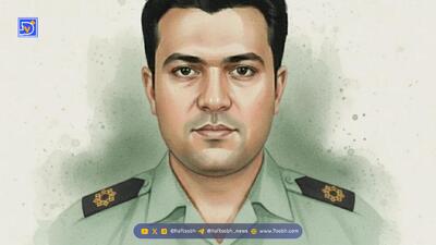 نخستین عکس از محمود حقیقت پلیس به شهادت رسیده در ایرانشهر