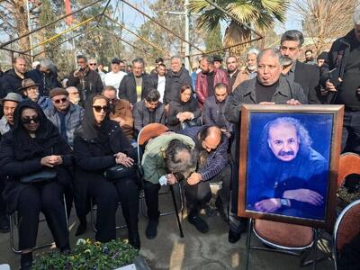 پیکر زنده یاد سعید پیردوست بازیگر سینما و تلویزیون در بهشت زهرا، به خاک سپرده شد