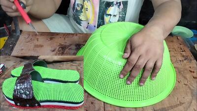 تبدیل سبد پلاستیکی به صندل: ایده ای خلاقانه برای بازیافت