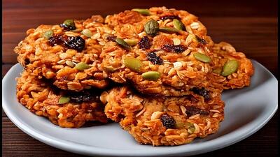 من تا حالا چیزی خوشمزه تر از این نخورده ام ! کلوچه های جو دوسر سالم بدون شکر !