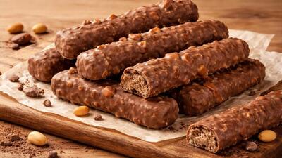 بدون تخم مرغ و بدون آرد! بدون نیاز به پخت! یک دسر شیرین و ترد که در دهانتان آب می شود!