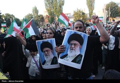 بسیج مستضعفین: تجمع امروز پاسخ کوبنده به دشمن آمریکایی و صهیونی است - تسنیم