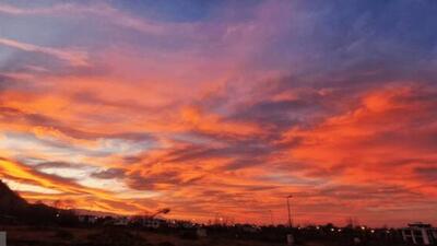 غروب دل‌انگیز مازندران