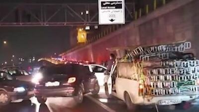 حمله به بزرگراه امام علی(ع) تهران