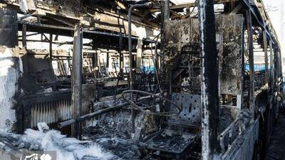 اتوبوس‌های سوخته در پایتخت