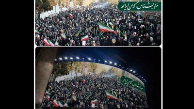 نمایش اتحاد مقدس در دیوارنگاره میدان ولیعصر (عج)