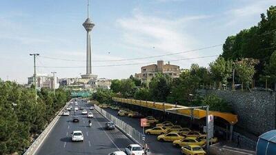 هوای پایتخت در مرز پاکی قرار گرفت