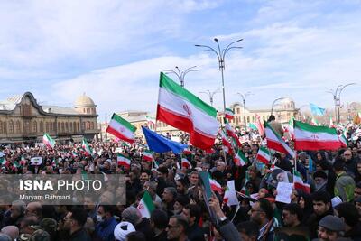 راهپیمایی محکومیت اقدامات تروریستی آمریکا و رژیم صهیونیستی علیه ملت ایران - همدان