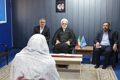 بازدید رئیس قوه قضاییه از یکی دیگر از ندامتگاه‌های محل نگهداری متهمان حوادث اخیر