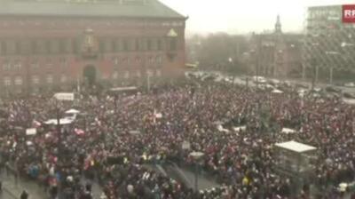 اعتراض گسترده در کپنهاگ علیه برنامه‌های ایالات متحده برای تصرف گرینلند: «دست‌ها کوتاه»