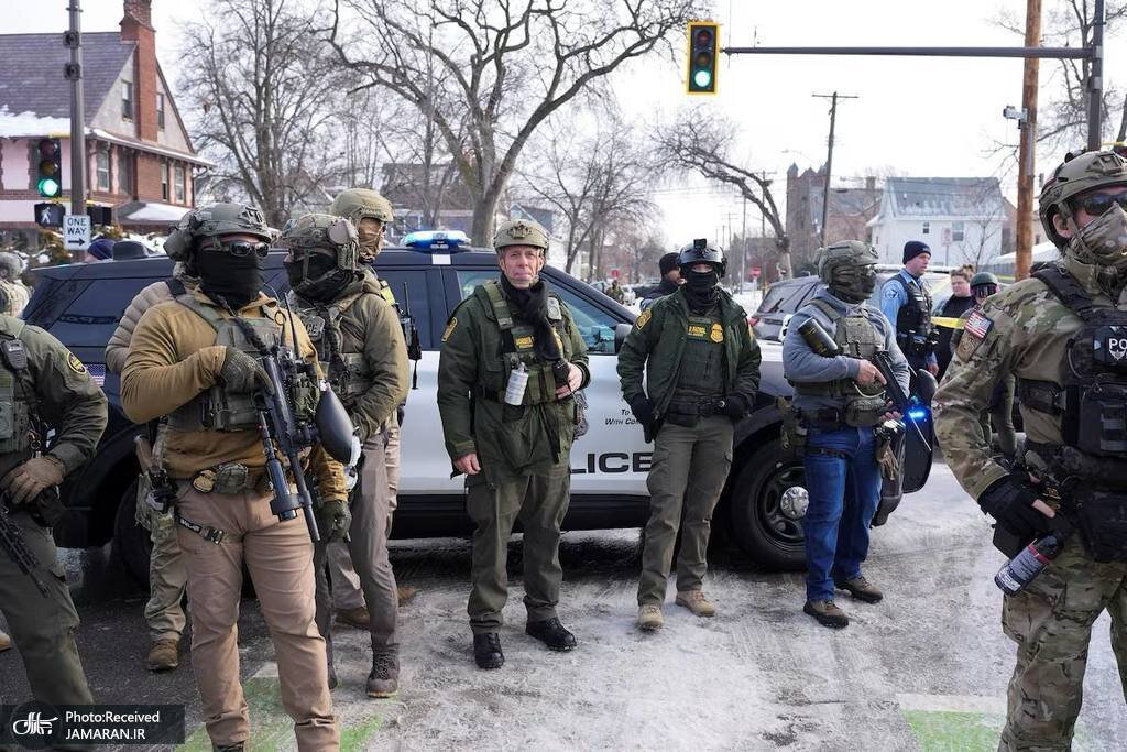 اعتراضات در آمریکا پس از قتل مادر آمریکایی توسط ماموران امنیتی