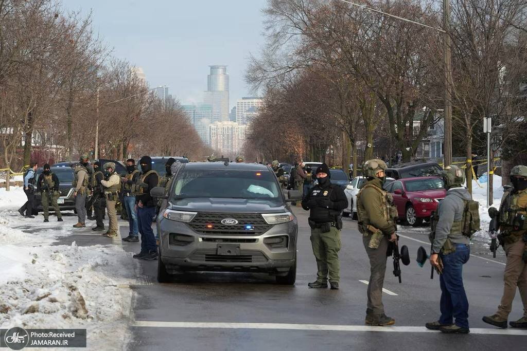اعتراضات در آمریکا پس از قتل مادر آمریکایی توسط ماموران امنیتی