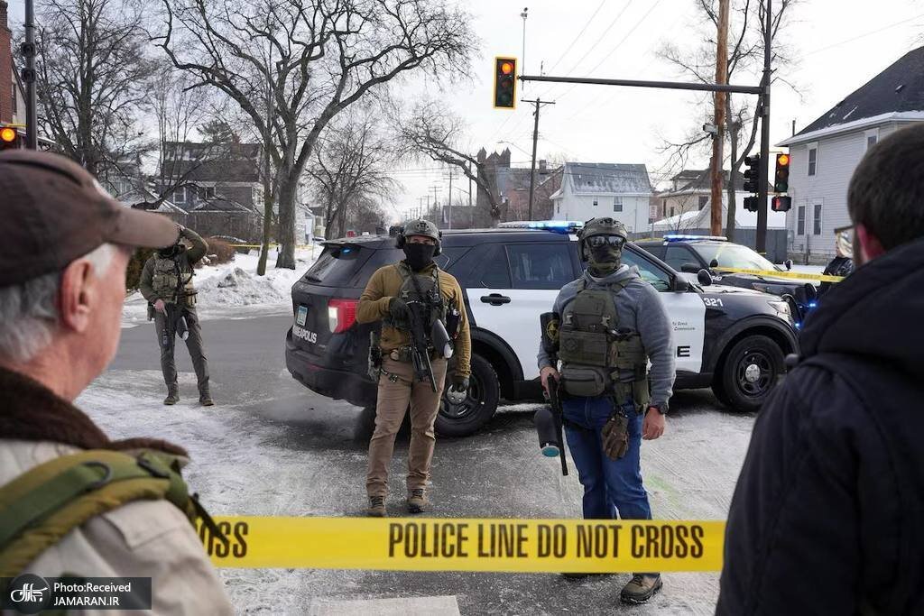 اعتراضات در آمریکا پس از قتل مادر آمریکایی توسط ماموران امنیتی